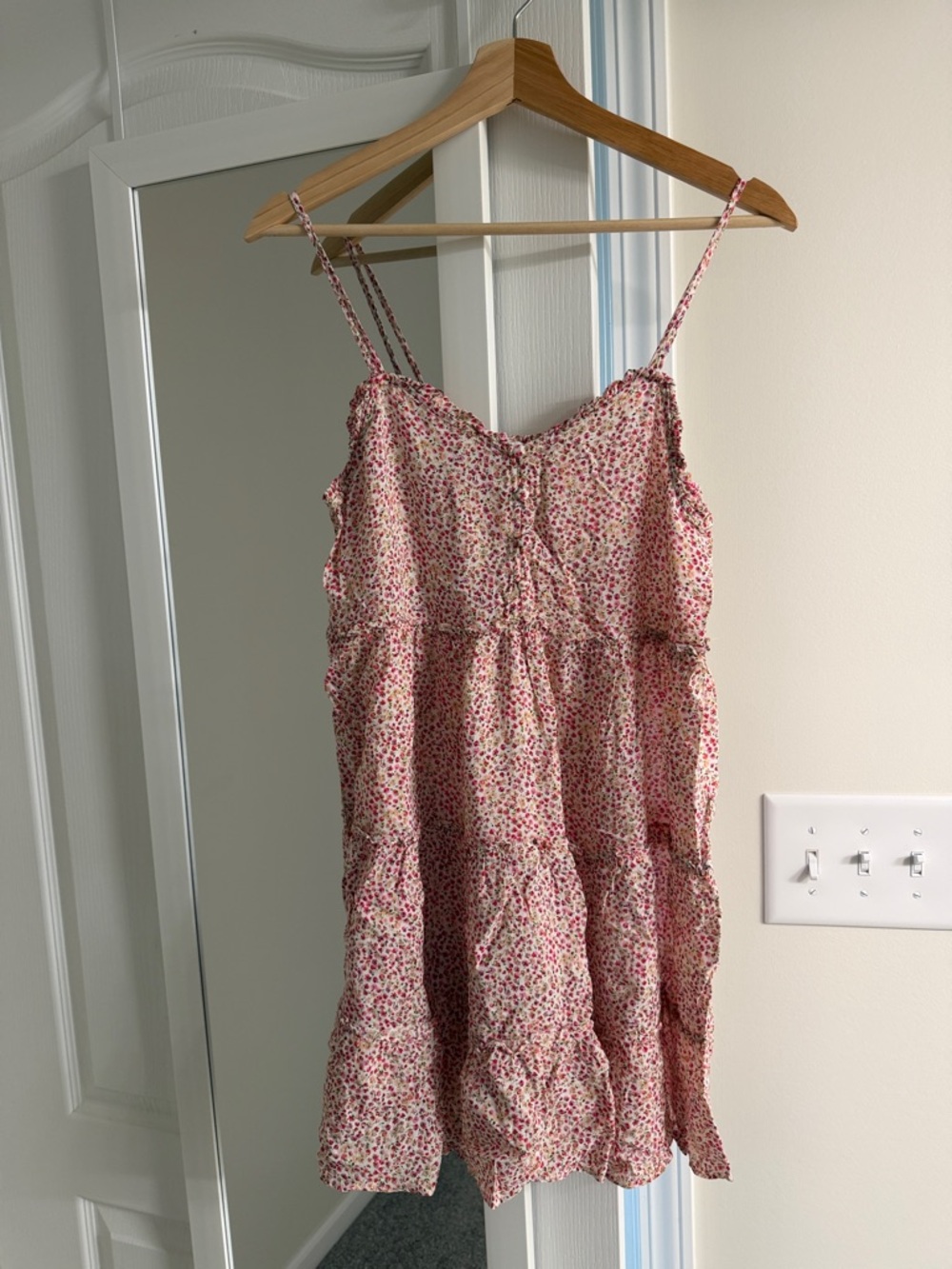 Zara Pink Floral Mini Dress